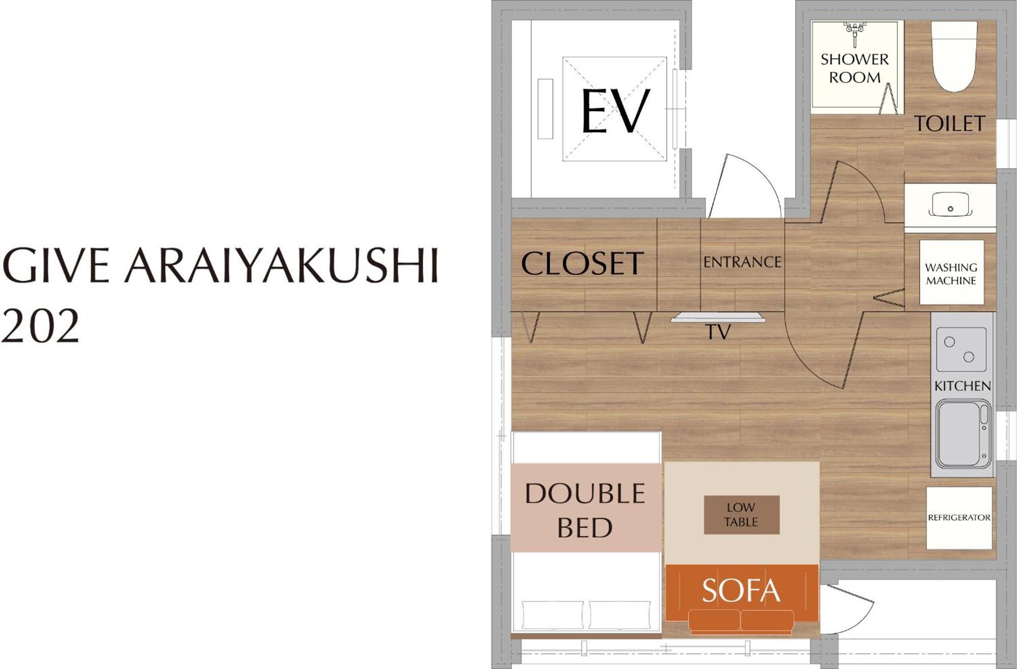 Apartament Give Araiyakushi Tokio Zewnętrze zdjęcie